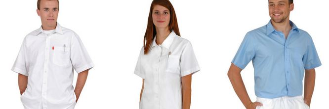 Zdravotnické oděvy: pracovní košile