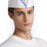 kuchařská čepice lodička