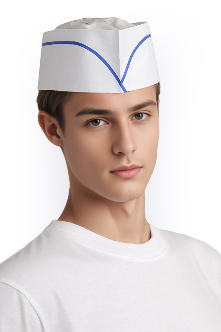 kuchařská čepice lodička