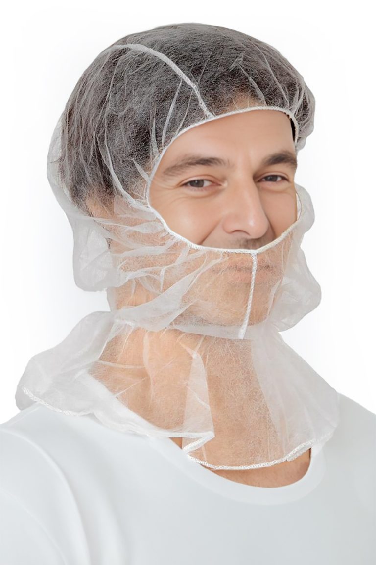 jednorázová bílá kukla antistatická