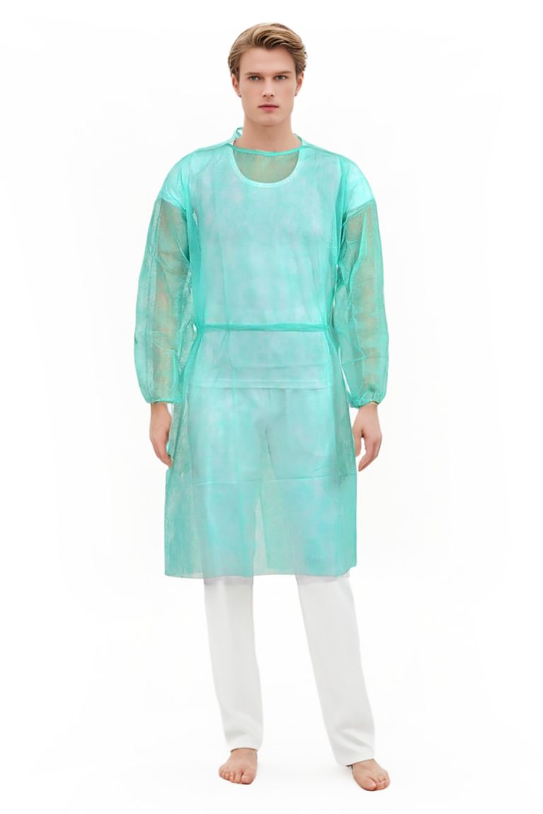 jednorázový plášť z netkané textilie