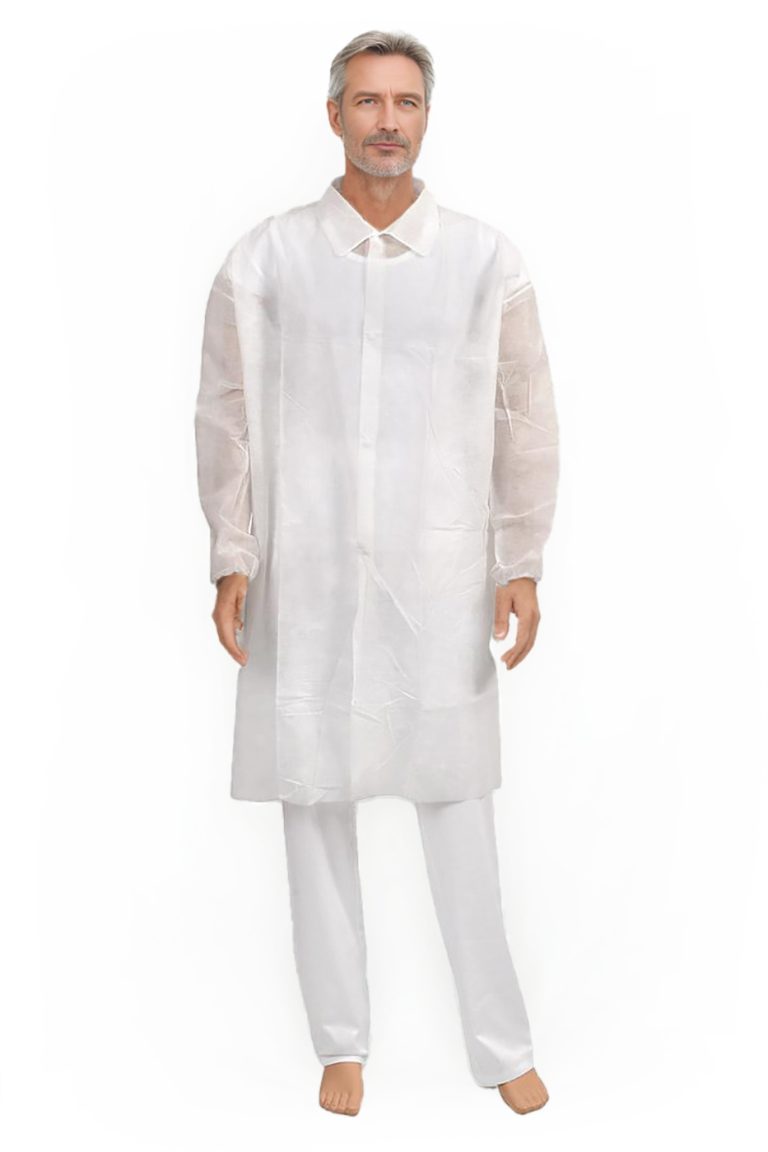 návštěvnický plášť jednorázový