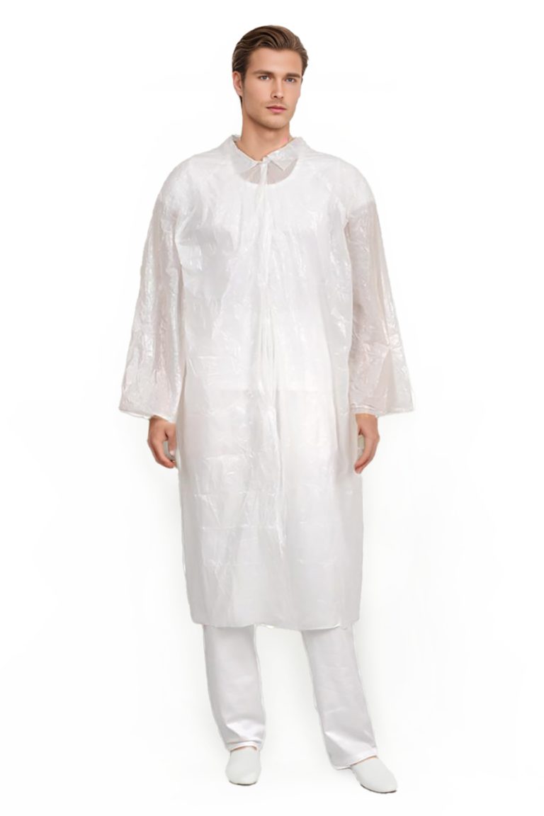 jednorázové pláště PE