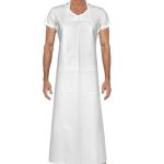 ochranná bílá zástěra