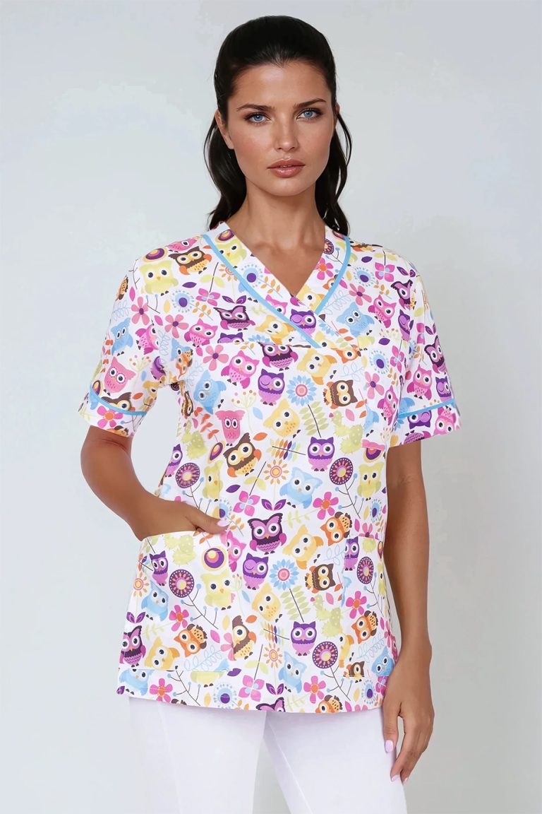 zdravotnické haleny s potiskem