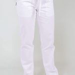 zdravotnické kalhoty bílé