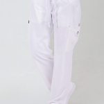 Bílé strečové kalhoty
