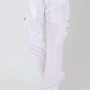 Bílé strečové kalhoty