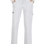 bílé strečové kalhoty