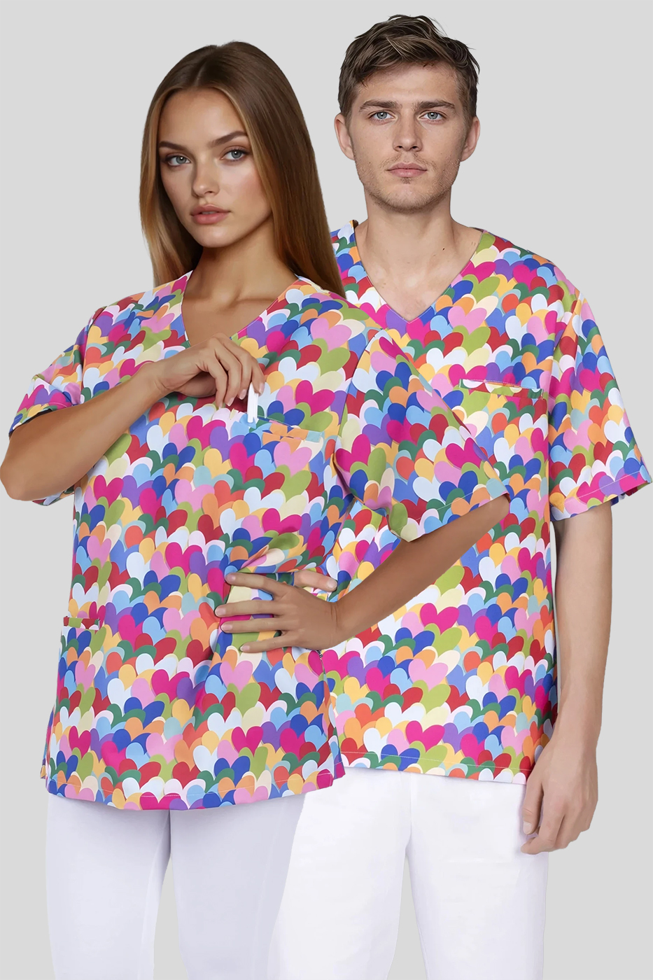 Zdravotnické haleny s potiskem