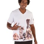 zdravotnické haleny s potiskem