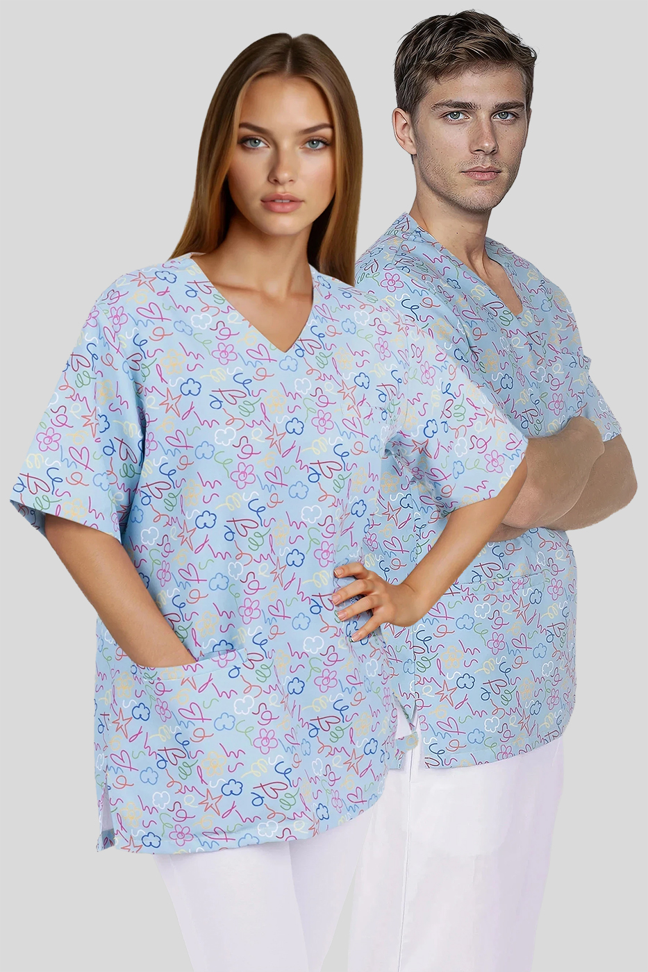 zdravotní haleny s potiskem