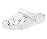 Bílé dámské zdravotní pantofle