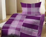 Fialové krepové povlečení