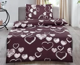 Povlečení se srdíčky