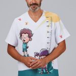 lékařská halena s potiskem