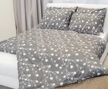 Šedé bavlněné povlečení