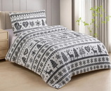 Vánoční mikroplyšové povlečení