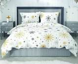 Vánoční bílé povlečení